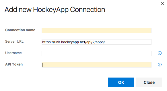 Connecting VSTS and HockeyApp