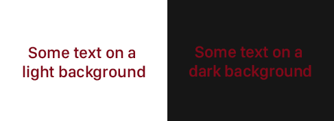 One does not simply flip colors to get dark mode