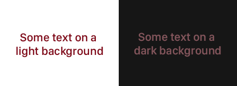 Dark mode tip: decrease your saturation.